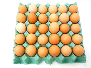 Mixed grade free-range eggs in trays of 30